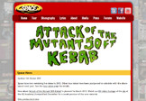 SpaceTheBand.com screenshot
