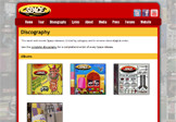 SpaceTheBand.com screenshot