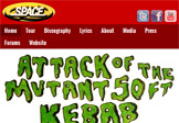 SpaceTheBand.com screenshot