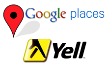 Location targeting logos