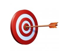 Bullseye on target